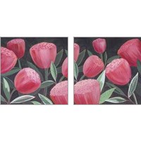 Framed 'Blush Blossoms 2 Piece Art Print Set' border=