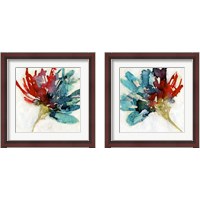 Framed Splashed Flower 2 Piece Framed Art Print Set