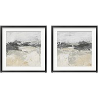 Framed 'Wheatfield 2 Piece Framed Art Print Set' border=