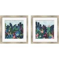 Framed 'Tropic Vista 2 Piece Framed Art Print Set' border=