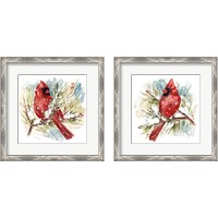 Framed 'Cardinal 2 Piece Framed Art Print Set' border=