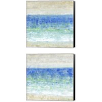 Framed 'Ocean Impressions 2 Piece Canvas Print Set' border=