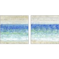Framed 'Ocean Impressions 2 Piece Art Print Set' border=