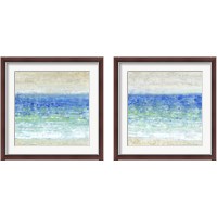 Framed 'Ocean Impressions 2 Piece Framed Art Print Set' border=