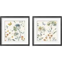 Framed 'Zest of Happy Rust 2 Piece Framed Art Print Set' border=