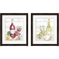 Framed 'Sweet Vines 2 Piece Framed Art Print Set' border=