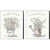 Framed 'Country Love 2 Piece Canvas Print Set' border=