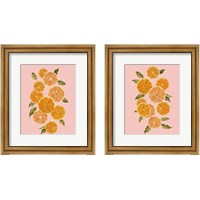 Framed 'Spring Citrus 2 Piece Framed Art Print Set' border=