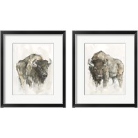 Framed American Buffalo 2 Piece Framed Art Print Set