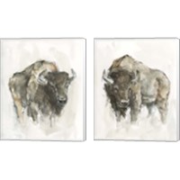 Framed American Buffalo 2 Piece Canvas Print Set