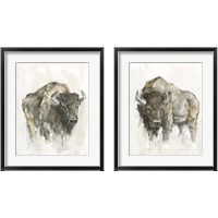Framed American Buffalo 2 Piece Framed Art Print Set