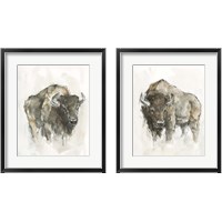Framed 'American Buffalo 2 Piece Framed Art Print Set' border=