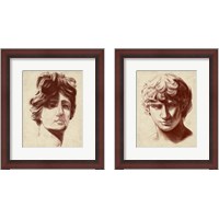 Framed 'Statuesque Study 2 Piece Framed Art Print Set' border=