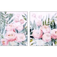 Framed 'Bleached Bouquet 2 Piece Art Print Set' border=