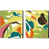 Framed 'Mod Tropics 2 Piece Canvas Print Set' border=