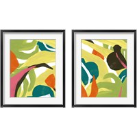 Framed 'Mod Tropics 2 Piece Framed Art Print Set' border=