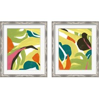 Framed 'Mod Tropics 2 Piece Framed Art Print Set' border=