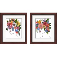 Framed Flower Lady 2 Piece Framed Art Print Set