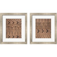 Framed 'Wood Pattern 2 Piece Framed Art Print Set' border=