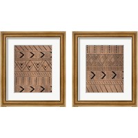 Framed 'Wood Pattern 2 Piece Framed Art Print Set' border=