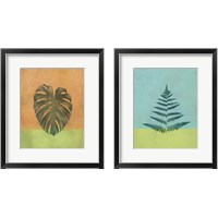 Framed Green Botanicals 2 Piece Framed Art Print Set
