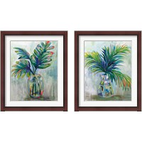 Framed Palm Leaves 2 Piece Framed Art Print Set