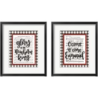 Framed Christmas Carol 2 Piece Framed Art Print Set