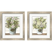 Framed Flores Galvanized Bucket 2 Piece Framed Art Print Set