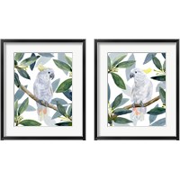 Framed 'Cockatoo Perch 2 Piece Framed Art Print Set' border=