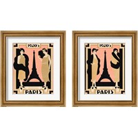 Framed '1920's Paris 2 Piece Framed Art Print Set' border=