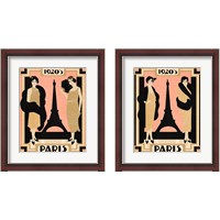 Framed '1920's Paris 2 Piece Framed Art Print Set' border=