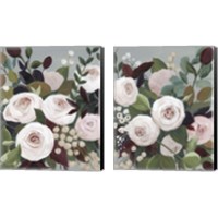 Framed 'Bohemian Blooms 2 Piece Canvas Print Set' border=