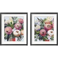 Framed Lustrous Bouquet 2 Piece Framed Art Print Set