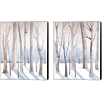 Framed 'Woodland Whisper 2 Piece Canvas Print Set' border=