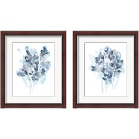 Framed 'Bluescale Flora 2 Piece Framed Art Print Set' border=
