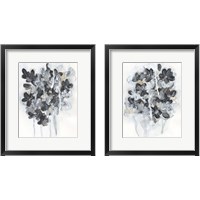 Framed Monochrome Flora 2 Piece Framed Art Print Set