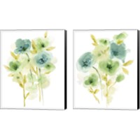 Framed 'Meadow Bouquet 2 Piece Canvas Print Set' border=
