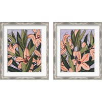 Framed 'Island Lily 2 Piece Framed Art Print Set' border=