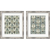 Framed 'Deco Parlor Pattern 2 Piece Framed Art Print Set' border=