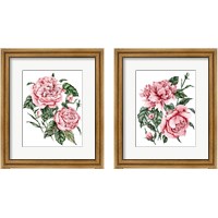 Framed 'Roses are Red 2 Piece Framed Art Print Set' border=