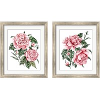 Framed 'Roses are Red 2 Piece Framed Art Print Set' border=