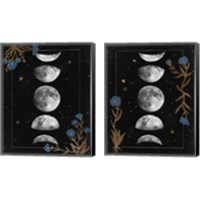 Framed Night Moon 2 Piece Canvas Print Set