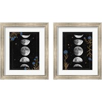 Framed 'Night Moon 2 Piece Framed Art Print Set' border=