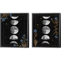 Framed 'Night Moon 2 Piece Canvas Print Set' border=