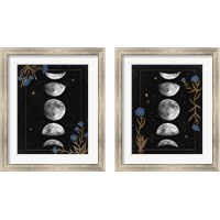 Framed 'Night Moon 2 Piece Framed Art Print Set' border=