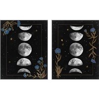Framed Night Moon 2 Piece Art Print Set