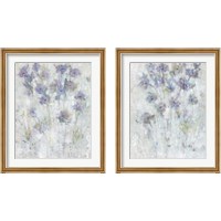 Framed Lavender Floral Fresco 2 Piece Framed Art Print Set