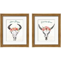 Framed 'Sweet Southwest 2 Piece Framed Art Print Set' border=