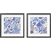 Framed Botanical Azul  2 Piece Framed Art Print Set