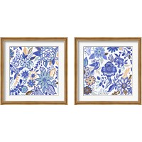 Framed Botanical Azul  2 Piece Framed Art Print Set